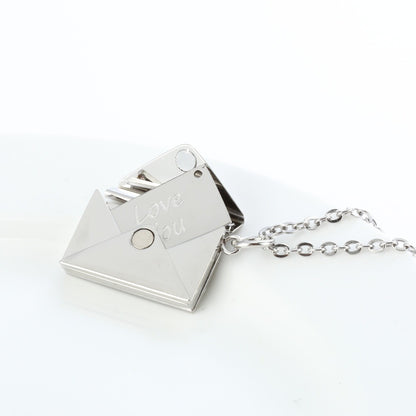 P.S. I Love You Envelope Necklace